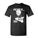 PICTURE IT - SICILY 1922 golden girls funny - Mens Cotton T-Shirt, 3XL, Black