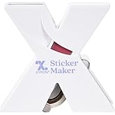Xyron X150 Sticker Maker, Makes 1.5" Stickers, For Scrapbooking, Crafts, Cards, School Projects, Acid-Free Adhesive, Portable
