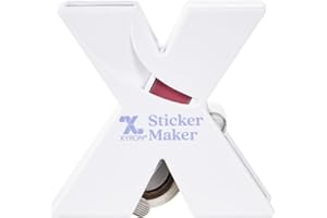 Xyron X150 Sticker Maker, Makes 1.5" Stickers, For Scrapbooking, Crafts, Cards, School Projects, Acid-Free Adhesive, Portable, Color May Vary (XRN150)