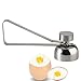 Zantado Egg Topper Cutter with Stainless Steel, Egg Cracker Tool of Soft Hard Boiled Egg Cutter Smooth Round Opening. Eggshell Cutter Easy to Use and Work in Your Kitchen. Love Eggs