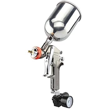 Neiko 31216A HVLP Gravity Feed Air Spray Gun, 2.0 mm Nozzle Size, 600 cc Aluminum Cup, 2.0 mm nozzle