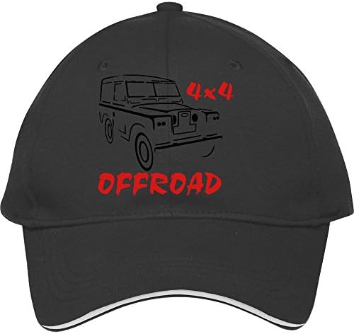 New Fashionable 4 Wheeler 4x4 Landrover Series Artwork Snapback Baseball Cap Male/female Rosachav Cotton