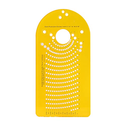 Decdeal 200J Model 200 Circle Cutting Jig for Plunge Router Tools