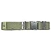 Military Outdoor Clothing Previously Issued U.S. G.I. Large Olive Drab Military Surplus Pistol Belt with Black Quick-Release Buckle