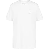 Tommy Hilfiger Boys Short Sleeve Flag Solid V-Neck T-Shirt