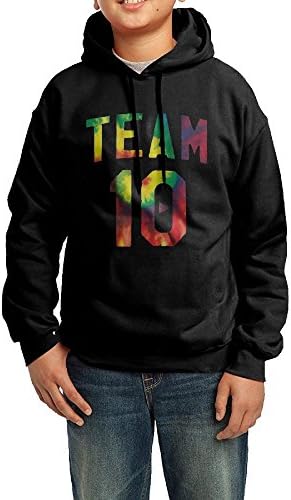 Team 10 Camouflage Logo Personality Youth Casual Unisex Hooded Sweatshirt