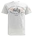 Harley-Davidson Men's Established Classic Motorcycle Chest Pocket T-Shirt, White