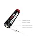 Wowtac Rechargeable 18650 Battery 3400mAh with Built-In Micro USB Port
