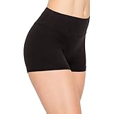 ALWAYS Women Yoga Shorts - Soft Stretch Athletic Running Dance Safety Pants