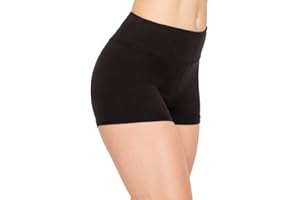 ALWAYS Women Workout Yoga Shorts - Premium Soft Solid Stretch Cheerleader Running Dance Volleyball Short Pants