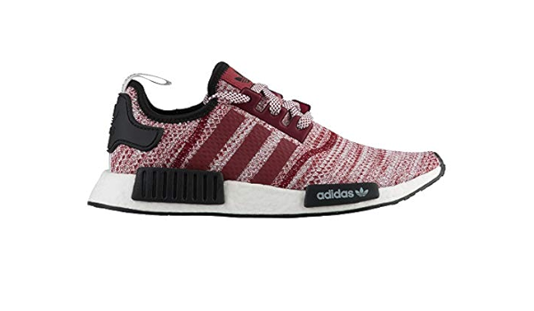nmd black maroon white