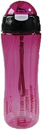 Leak-proof,Portable Sports Bottle for for Traveling, Camping, Hiking, Walking, Running (red)