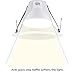 TORCHSTAR 6 Inch Recessed Can Light Trim, Air Tight Baffle Trim, IC-Rated Anti-Glare for 6 Inch Can, Self-Flanged Recessed Light Trim, White, Pack of 6