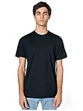 American Apparel Unisex Poly/cotton Short Sleeve Crew Neck T bb401 - Asphalt - L