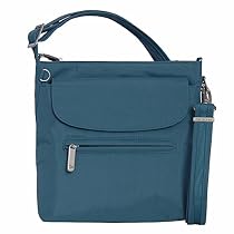 Travelon Anti-Theft Classic Mini Shoulder Bag (One Size, Dark Teal - Exclusive Color)