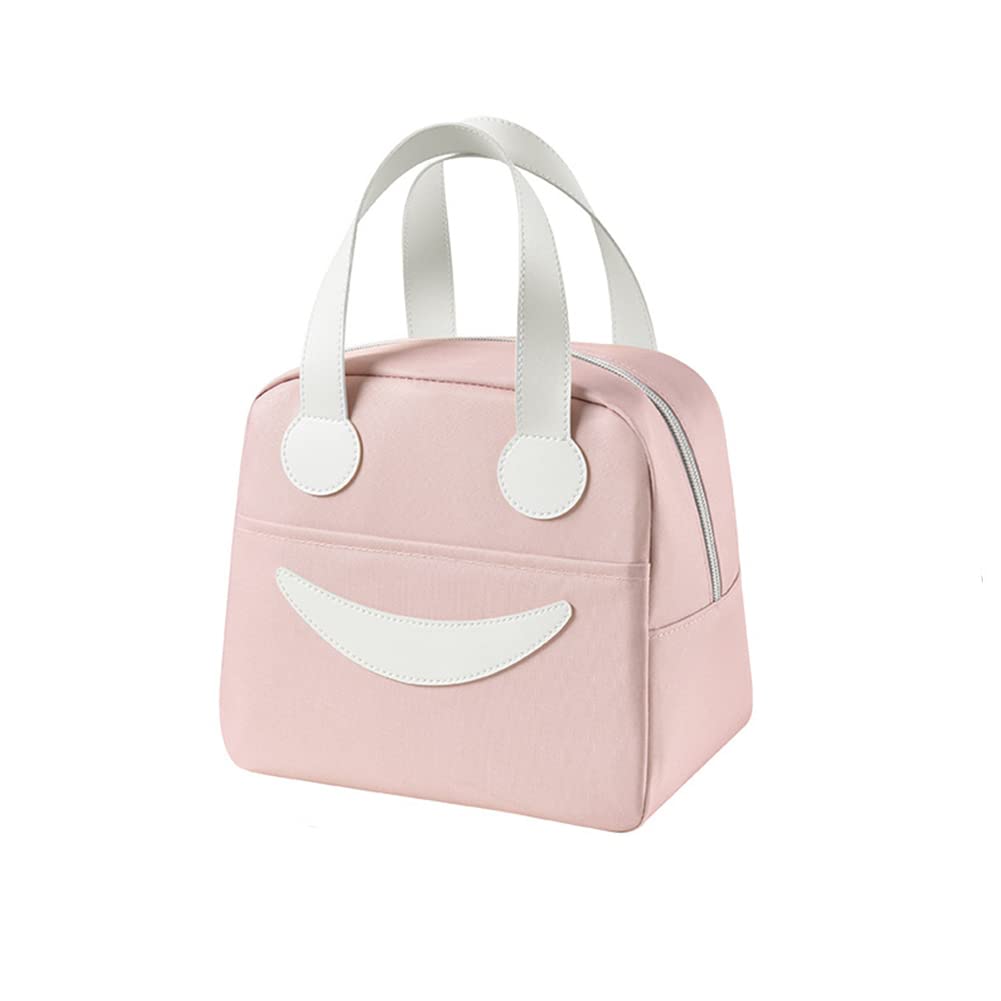 croselyu Portable Insulated Mini Lunch Bag - Cute Outdoor Picnic Ice Storage Bag, 1 PCE (Small,Pink)