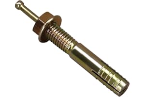 Napredak 3/8”x2-3/8” Strike Anchor, Hammer Drive pin Expansion Anchor, Metal hit core Nail Bolt Fastening for Concrete and Cement (20 pcs)