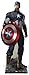Star Cutouts Official Marvel Avengers Movie Lifesize Cardboard Cut Out of Captain America / Steve Rogers (Chris Evans) 190cm Tall 71cm Wide