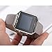For Fitbit Blaze Bands, bayite Accessory Leather Wristband for Fitbit Blaze Smart Watch, Small, Grey with Frame