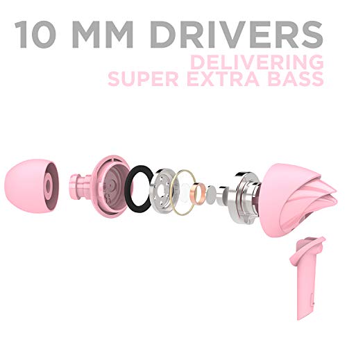 boAt BassHeads 100 in-Ear Wired Earphones with Super Extra Bass, in-line Mic, Hawk Inspired Design and Perfect Length Ca