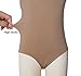 DANSHOW Women and Girls Nude Seamless Camisole Undergarment Leotard with Transition Straps