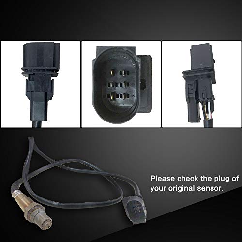 O2 Oxygen Sensor 17014 0258007057 0258007090 LSU4.2 5-Wire Wideband AFR Air Fuel Ratio Sensor for Audi TT A4 A8, Volkswagen Beetle EuroVan Golf Jetta Phaeton