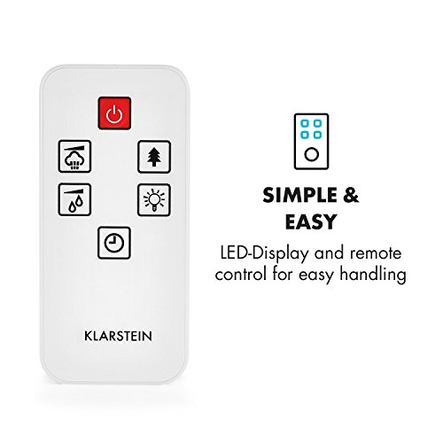 KLARSTEIN Monaco • Ultrasonic Humidifier • Ionizer • Air Purifier • Built-in Filter • Bacteria, Odor, Dust remover • Blue LED Display • Timer function • White - Thumbnail 7