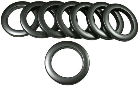 Home Sewing Depot #15 Plastic Grommet, 1 7/8" ID, 8 Sets, Brushed Steel