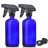 Glass Spray Bottle, Niuta 16 OZ Cobalt Blue Glass