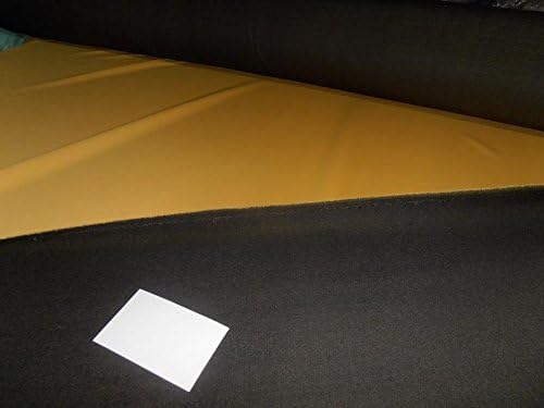 Yellow x Black Two-Tone Scuba/Neoprene Fabric,air Layer Sandwich Fabric for Clothin 58" Wide New Arrival,Fashion,Scuba,Printing by The Yard