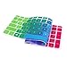 Leze - Ultra Thin Laptop Keyboard Cover Skin Protector for HP Pavilion 15 15-ab 15-ac 15t-ae 15-af 15-ak 15-an 15-au 15-ay 15-as 15-ba 15-bc 15-bk,HP OMEN 15-ax 15.6 Inch Semi - Rainbow