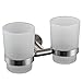 XVL Wall-Mounted Toothbrush Holder Double Holder, Brushed G1005