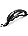 Prettyou 3.7 Inches Plastic Banana Pony Hair Clip for Women, Pack of 6