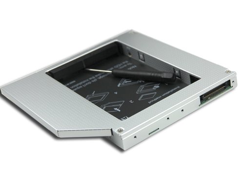 New Laptop 2nd HDD SSD Caddy Second Hard Drive Enclosure CD DVD Optical Bay Replacement for HP Compaq NX7400 NX7300 NX9420 NW8440 NW9440 NC8430 NX6325 NC6120