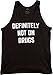 Definitely Not on Drugs | Funny Party, Rave, Festival Club Humor Unisex Tank Top