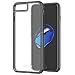 iPhone 7 Plus Case, Mercase Crystal Clear Hard PC Back Cover TPU Bumper [Drop Protection/Shock Absorption] Raised Bezels Protective Case For Apple iPhone 7 Plus - Black