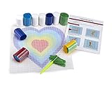 Heart DIY Latch Hook Kit - Sew Your Own 12