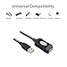TECHTOO USB 2.0 Extension Cable 16 FT USB Active Repeater Cord Type A Male to A Female with Built-in Signal Booster Chips