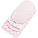 Bassinet Bed Sheets – Premium Bassinet Fitted Sheet for Halo, Mika Micky, Maxi COSI & Others - 4 Pack - 100% Jersey Knit - Bassinet Bedding for Standard Size Oval or Halo Bassinet Pads for Girls