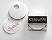 80 Wine Glass Identification Tags - Disposable Paper Tags - STEM WEAR ® by Red Fox Tail (80)
