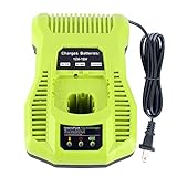 Epowon P117 One+ 18 Volt Dual Chemistry IntelliPort Li-ion and NiCad Battery Charger 12V-18V MAX For Ryobi ONE Plus P102 P105 P107 P108 P117 P122