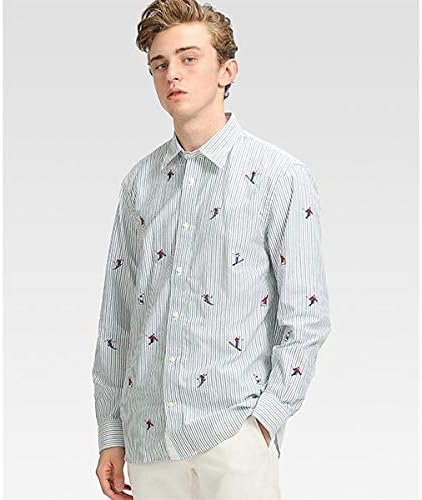 Amazon トミーヒルフィガー メンズ Tommy エンブロイダリーストライプシャツ シャツ 通販
