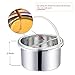 500ml Adjustable Temperature Wax Heater + Lavender Hard Wax Beans Hair Removal Tool Kits Used for Facial Armpits Hands Legs Bikini Line Depilatory (Lavender)