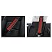 uxcell 2pcs Universal Car Detachable Fastener Red Black Seat Belt Strap Shoulder Pad