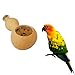 AZXAZ Birds Feeder Bowl Natural Gourd Cage Food Feeding Bowl Bite Resistant Pet Parrot Drinking Water Container for Pet Birds Cage Accessoriesthumb 1