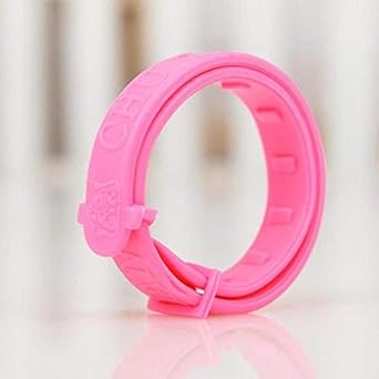 Petsdelite Pink, 11 to 24 cm: Pink Cat Dog Collar Anti Mosquito Flea Lice Pest Flea Tick Dogs Collar Parasite Deworming New Summer