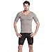 HÖTER Mens Slim and Tight Super Soft Compression & Slimming Shaper V-Neck Compression Shirt