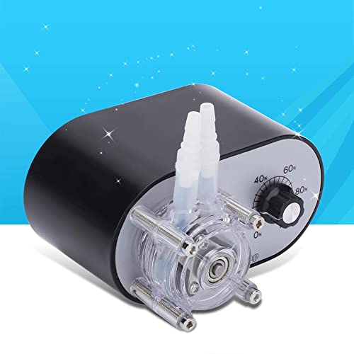 Peristaltic Pump, Peristaltic Pump with High Flow Single Head for Experiments 114-500 Ml/Min AC100-240 V with Flexible Adjustment (EU Plug)