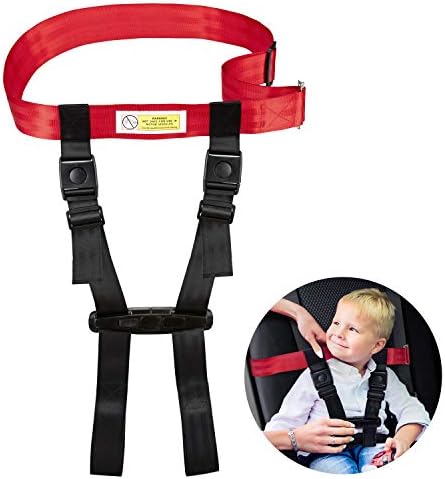 Child Safety Harness Airplane Travel Clip Strap, Travel Harness Safety System Approved by FAA, Airplane Safety Travel Harness for Baby, Toddlers & Kids