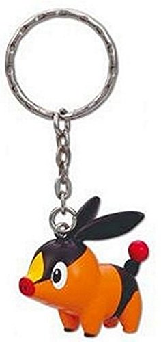 Pokemon Black & White Best Wishes Keychain-2" Pokabu-Tepig